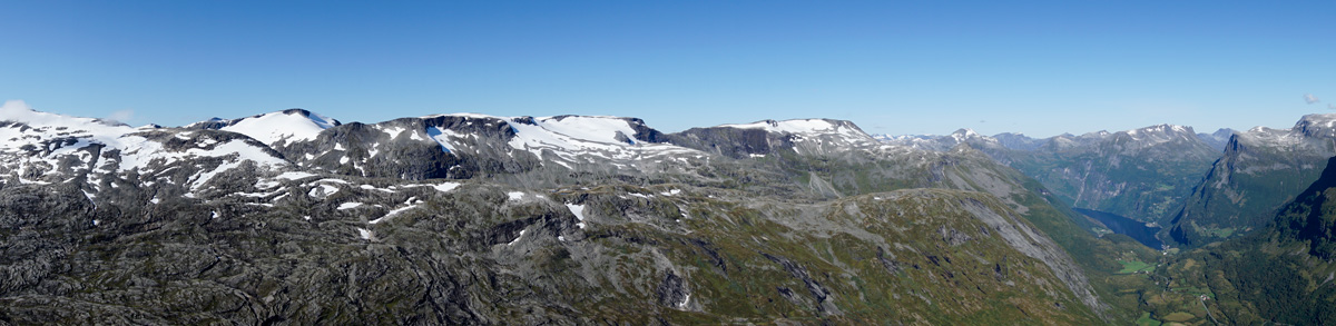 Panorama von der Dalsnibba Aussichtsplattform